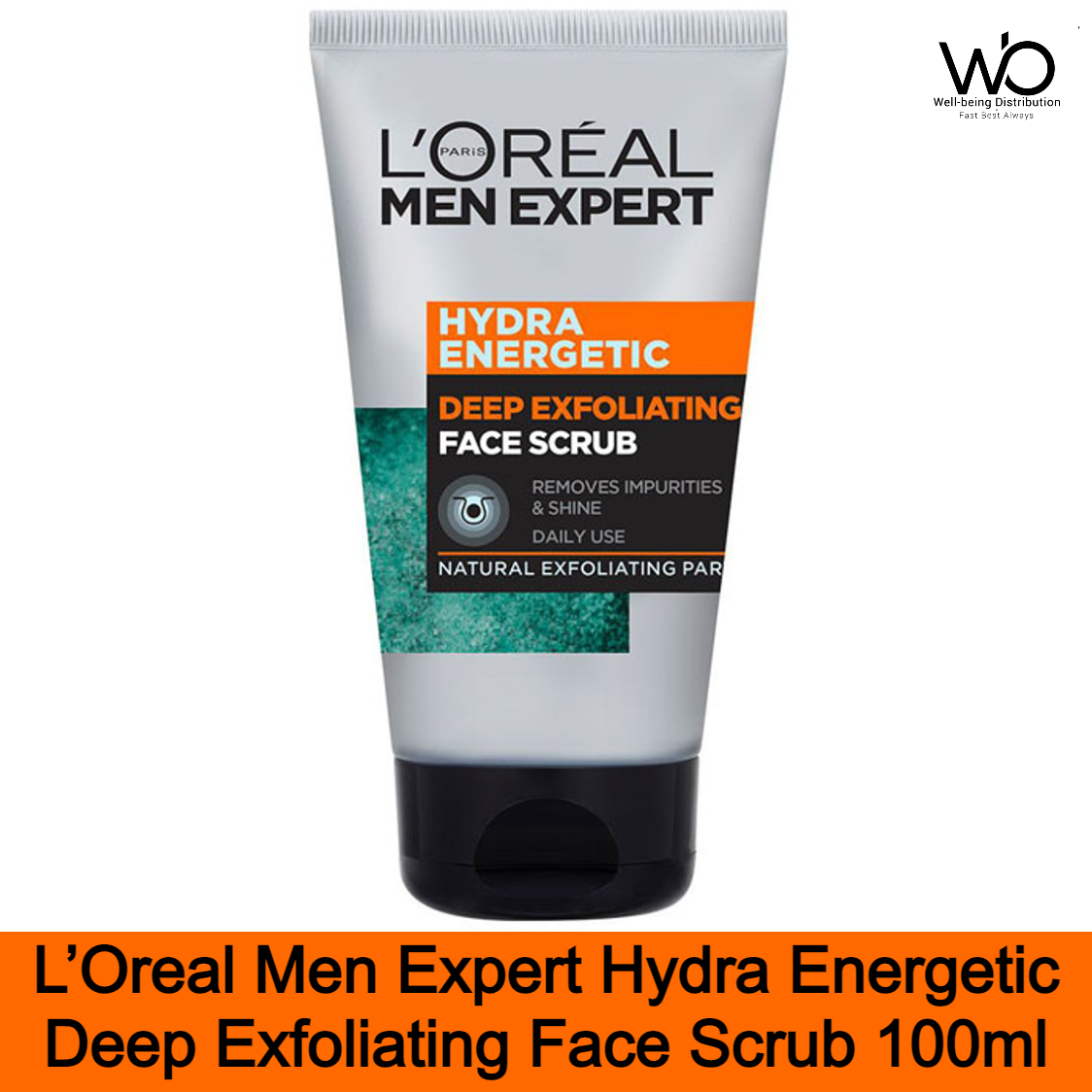 Loreal Men Expert Hydra Energetic Deep Exfoliating Face Scrub 100ml