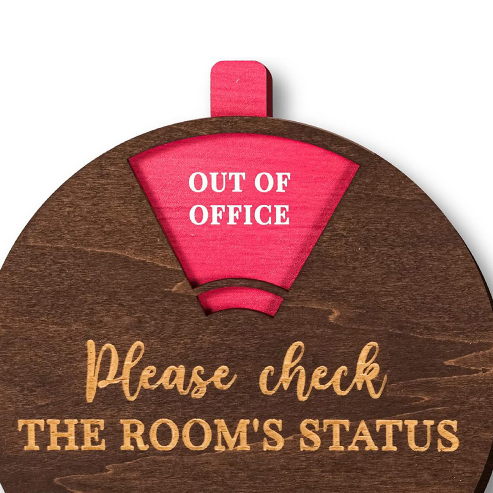 Come in Welcome Door Sign Wooden Office Door Sign Rotatable 6 Status Do Not Disturb Back Soon Come in Welcome Meeting Room Plaque Solid Wood Door Sign