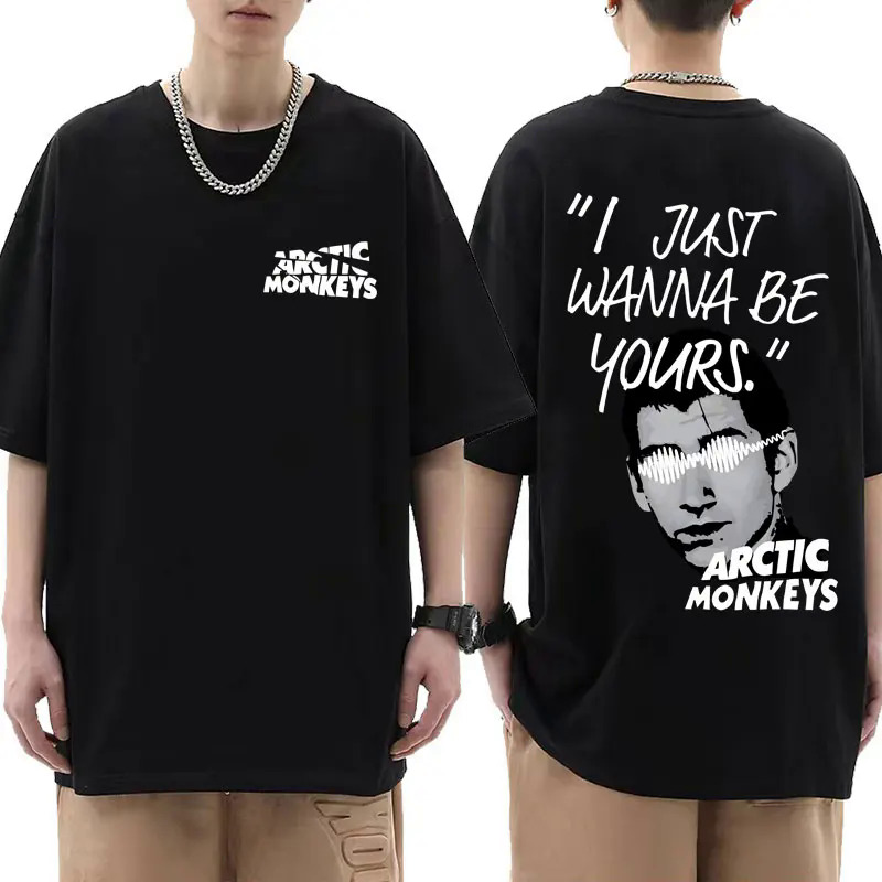 Arctic Monkeys Inspired T Shirt - Album List Doodle Print Vintage