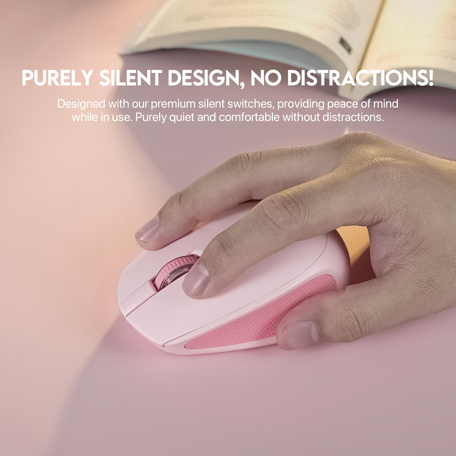 FANTECH GO W193 DUAL MODE WIRELESS BLUETOOTH Mouse With 2.4 GHz Wireless Connection Adjustable DPI 1600 Ergonomic Design For Gaming Gammer Office Home AA Battery Included. 