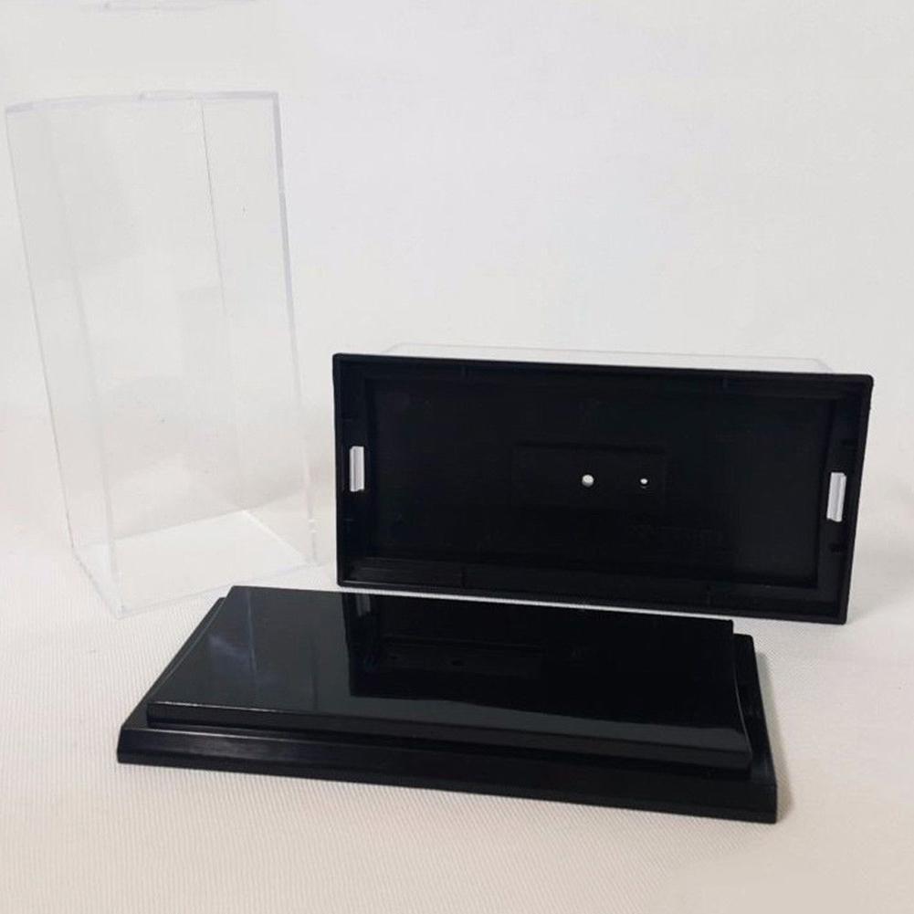 Acrylic Display Case for 1:64 Scale Car Dust-Proof Black Base Display Box for Diecast Model Toy Car. 