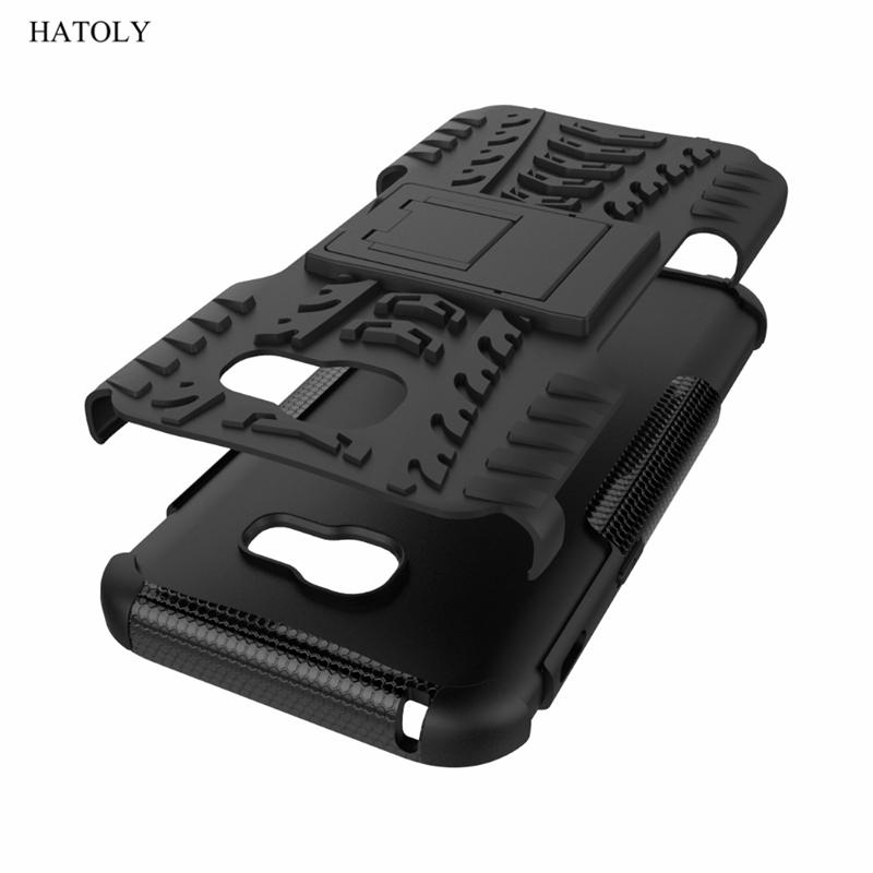 For Cover Samsung Galaxy A5 2017 Case Anti-knock Heavy Duty Armor Stand Cover Silicon Phone Bumper Case For Samsung A5 2017 A520. 