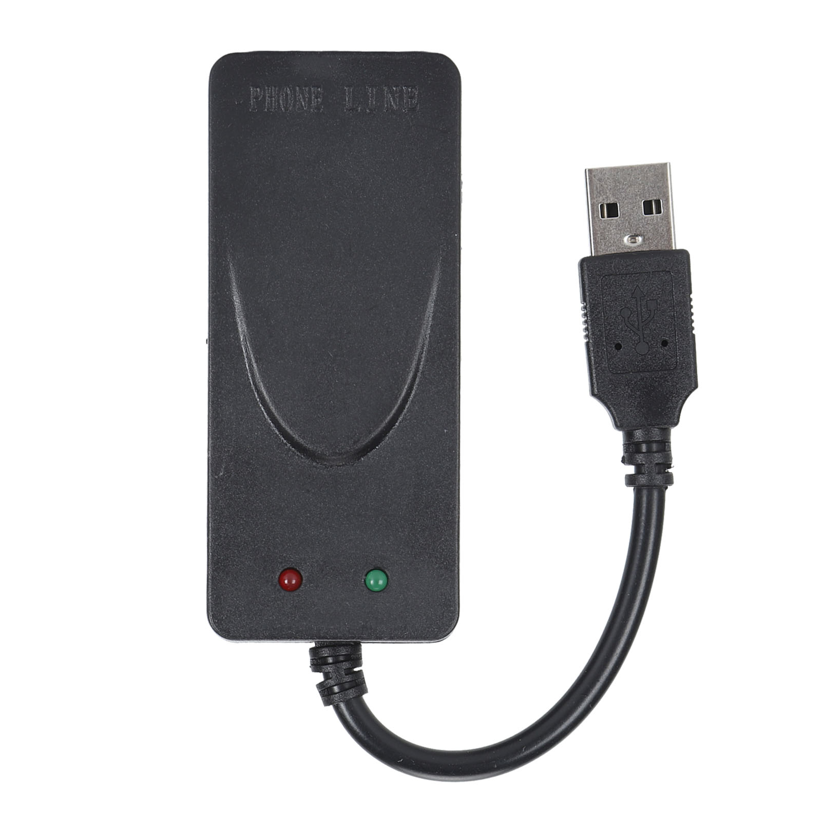 USB 56K External Dial Up Fax Data Modem Dual RJ11 Ports Support Caller ID Computer Laptop Fax Modem for Windows for LINUX. 