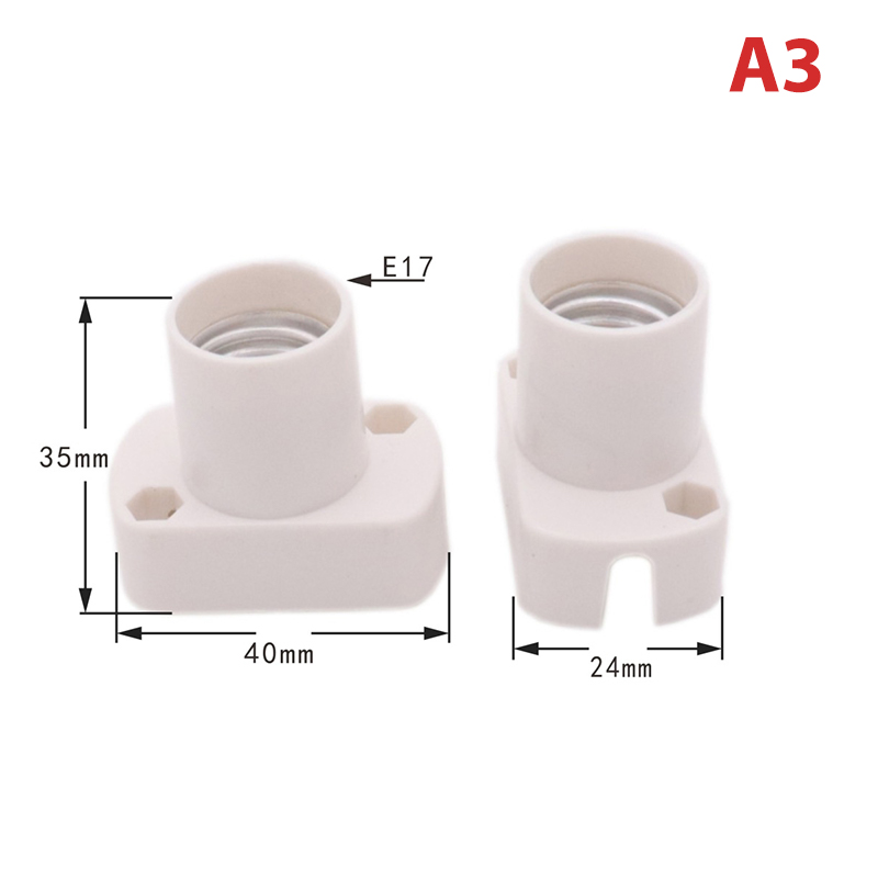 Mini Screw Lamp Base E12 E14 E17 Lamp holder Light Bulb Socket Holder Adapter Encounter. 