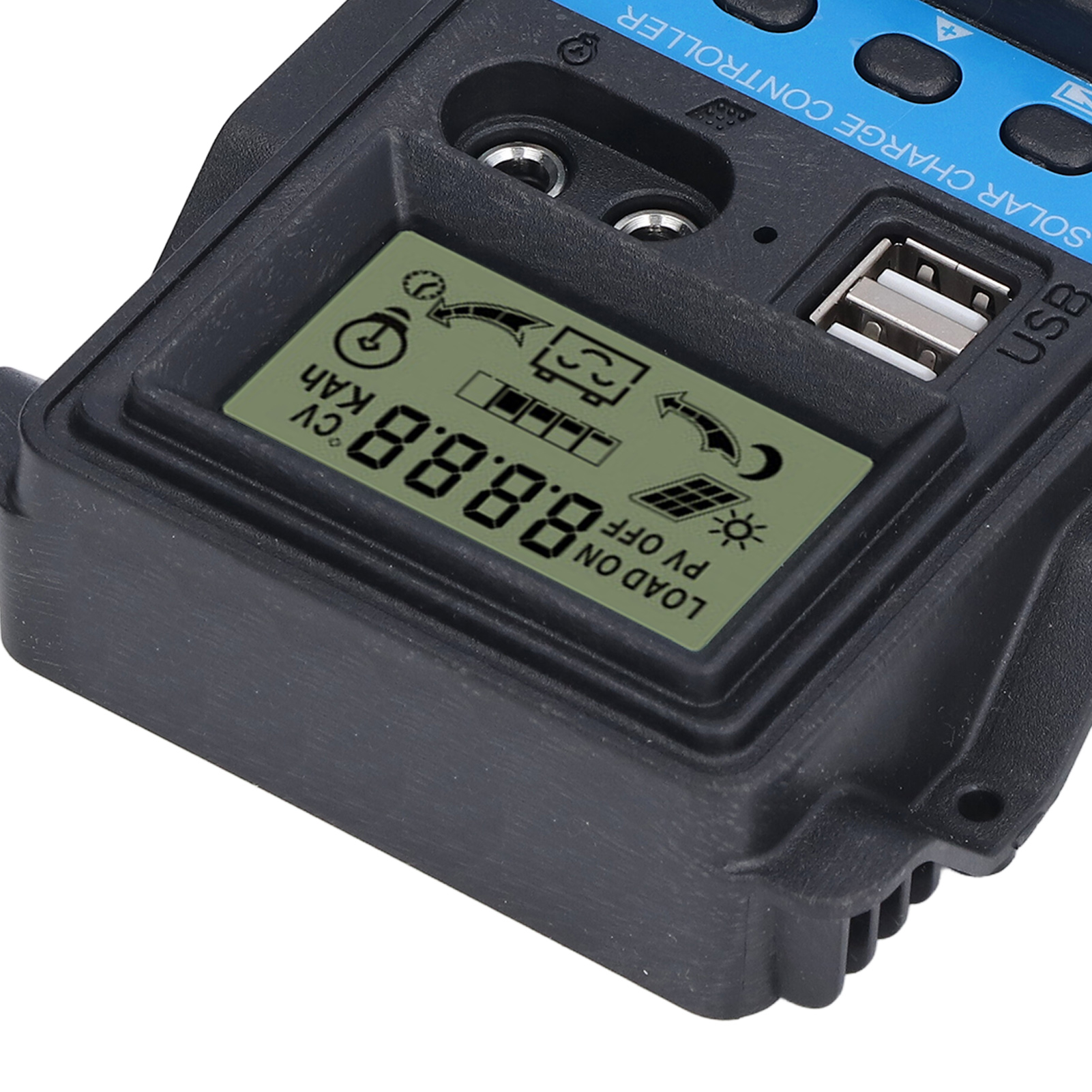 New Solar Charge Controller LCD Display Dual USB 5V Output PWM Control Regulator. 