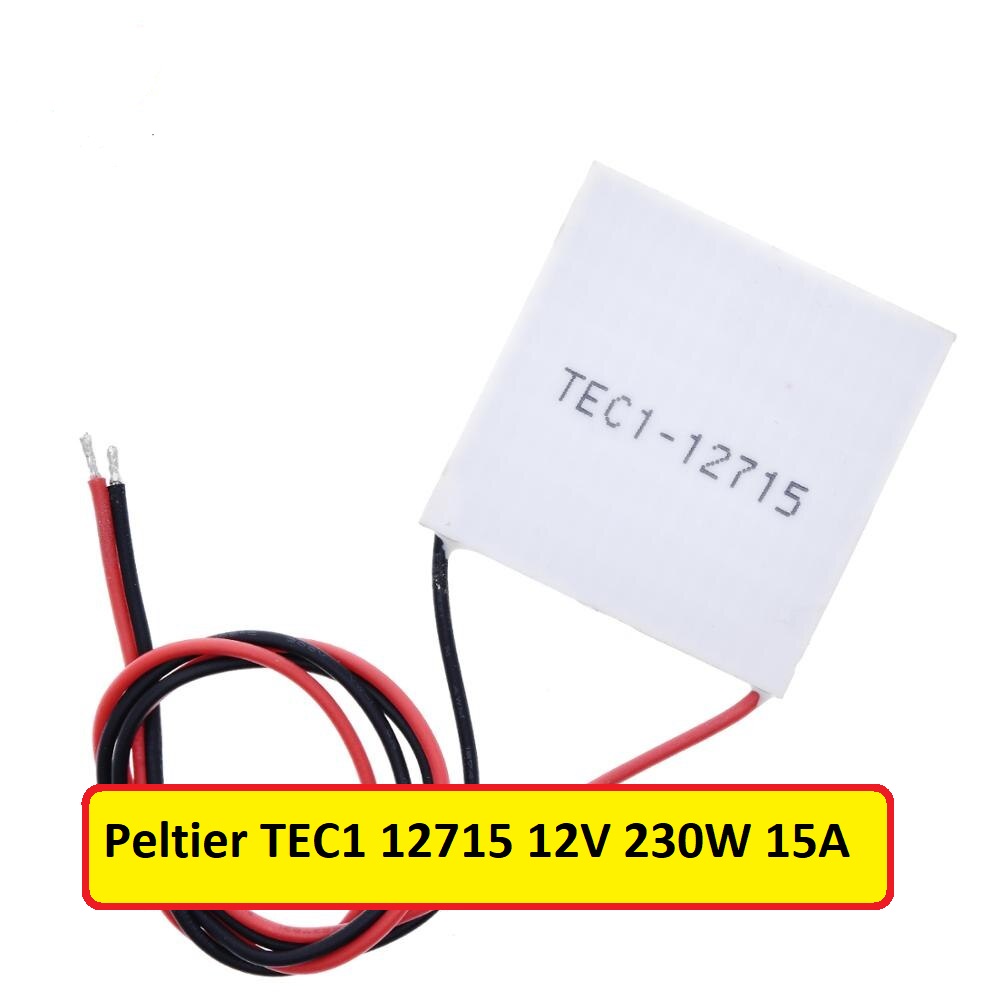 15A 12V Peltier 12715 Peltier TEC112715 Peltier Module 12V 12715 230W 15A 40mm Thermoelectric Cooler Peltier Module With Leads Cables. 