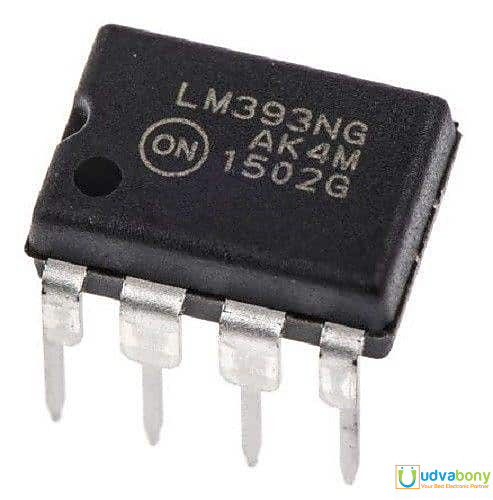 2Pcs- LM393 Low Offset Voltage Dual Comp-arator IC LM 393 Dual Supply Operation IC DIP 8 Pin IC Electrical Circuitry & Parts. 