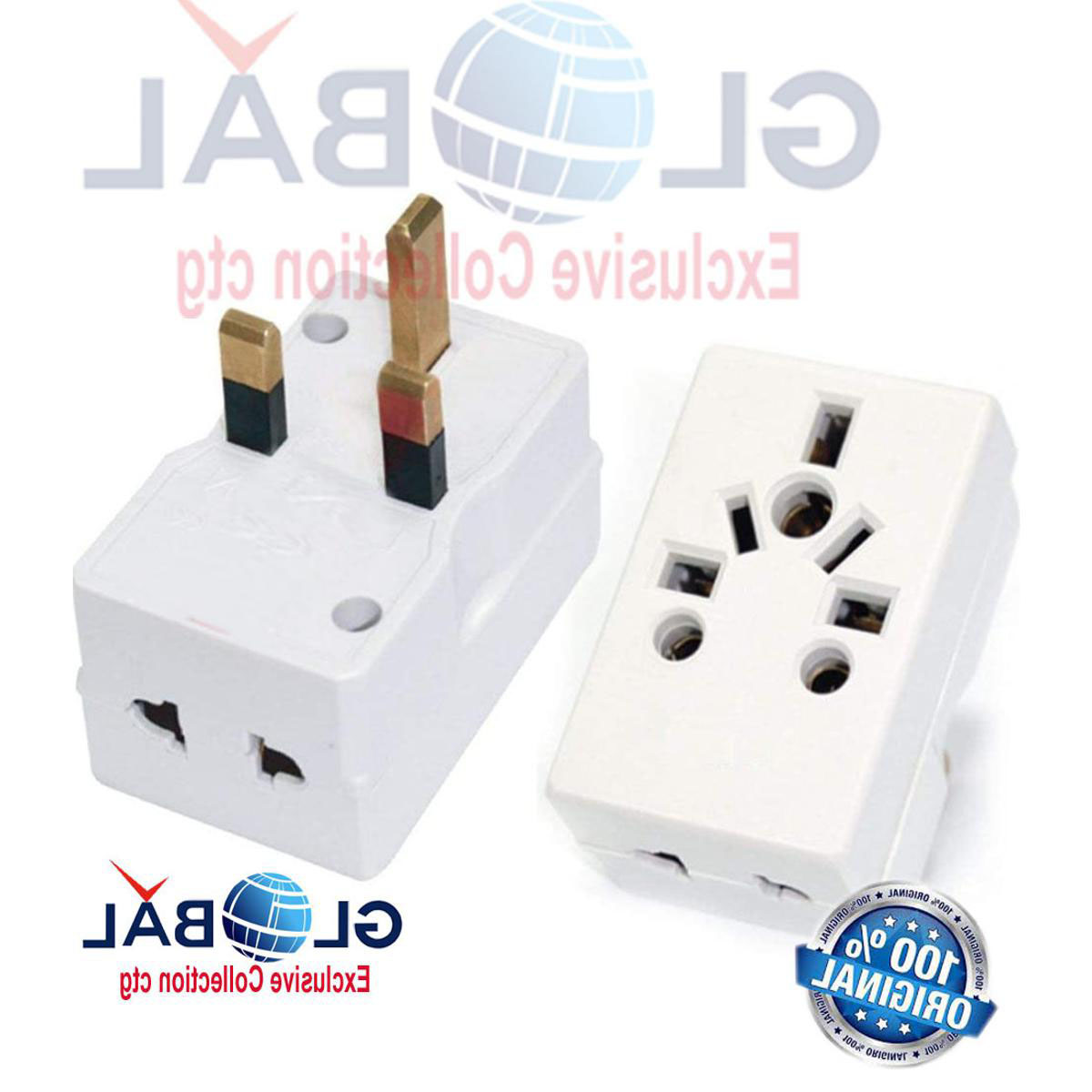 3 pin  Multi Plug Adapter with Fuse 1pcs. 