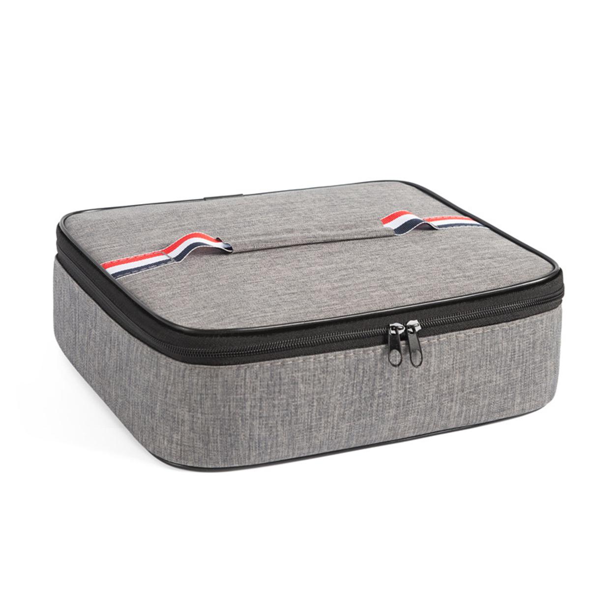 Portable square flat lunch box lunch box insulation bag bento