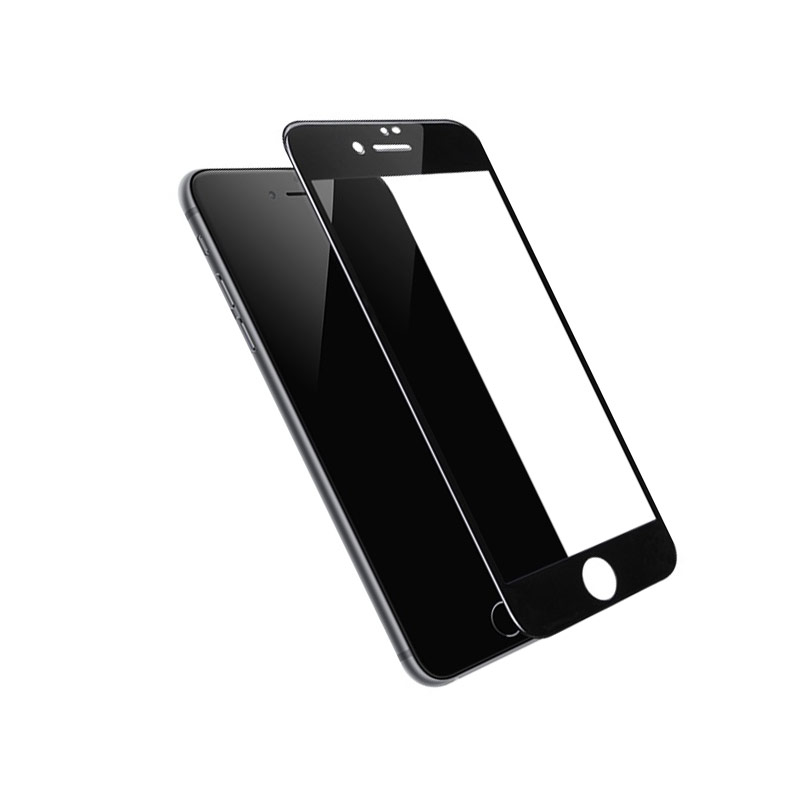 D Full Glass for iPhone 7 Plus Screen Protector 9H full black