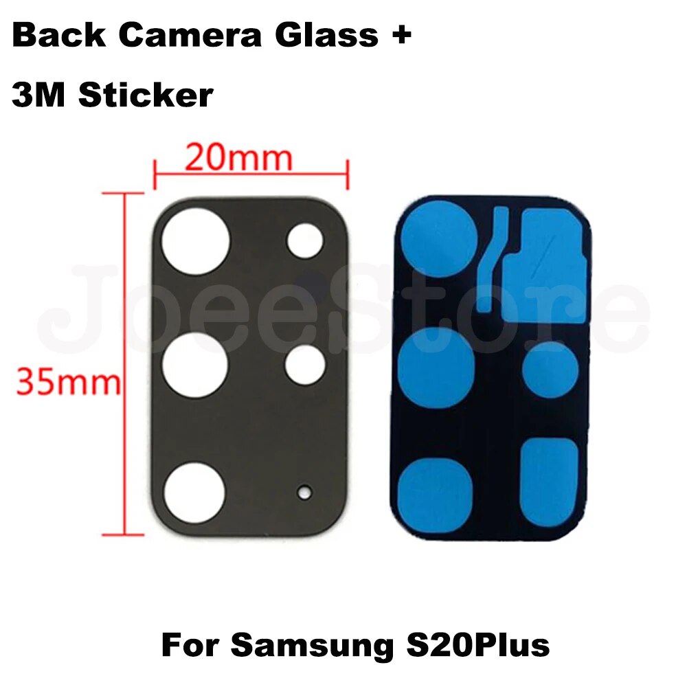 10Pcs Back Rear Camera Glass Lens For Samsung S22 S21 S20 S10 Plus Ultra Lite FE 5G Galaxy S20FE S21Plus Note20 with 3M Glue. 