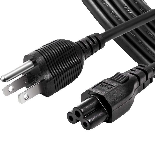Laptop Charger Adapter Power Cable 1.5m 1.8m 6ft USA Plug IEC C5 AC Adapter Power Supply Cord Notebook Computer