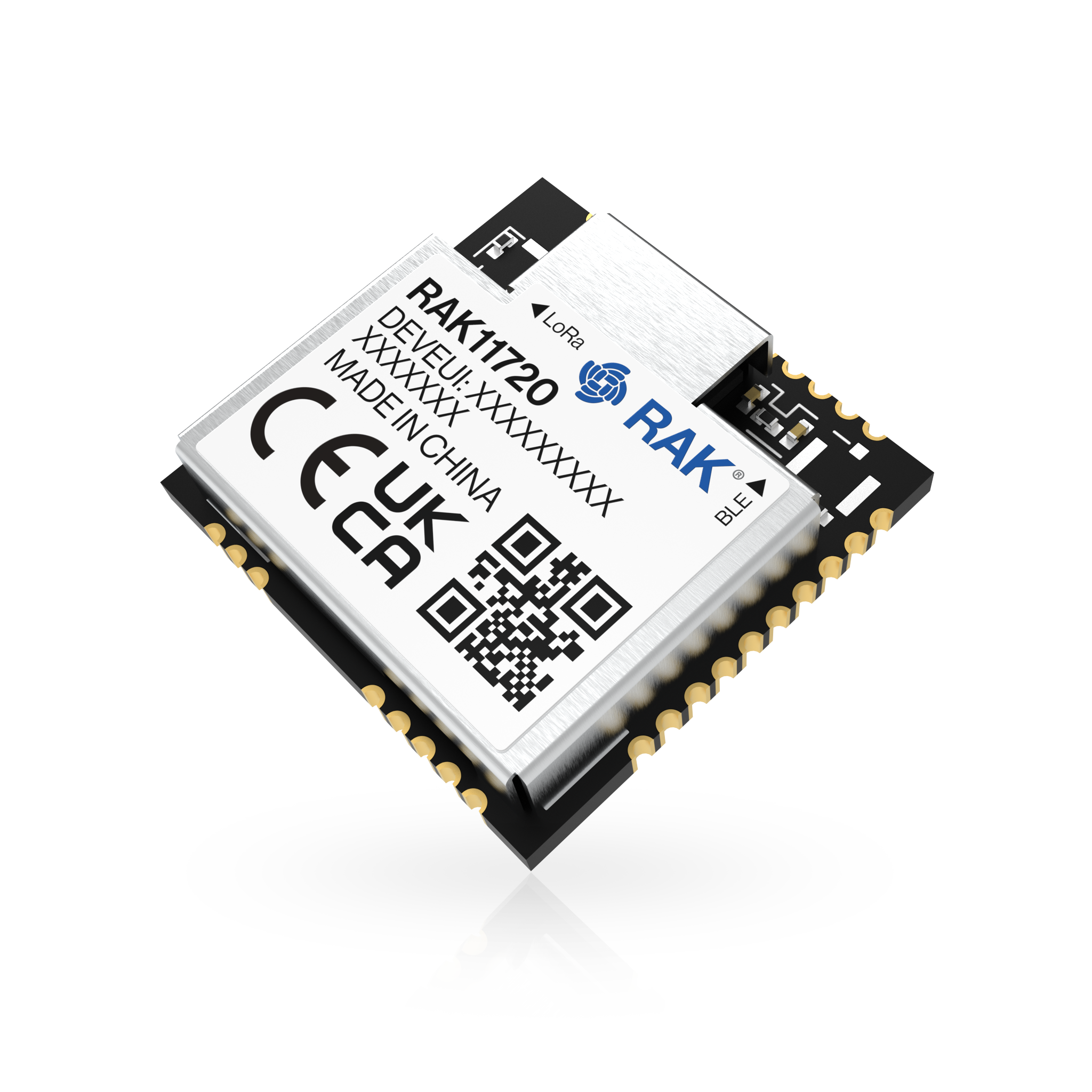 RAK11720 Ambiq Apollo3 SX1262 LoRa Bluetooth Module for LoRaWAN. 