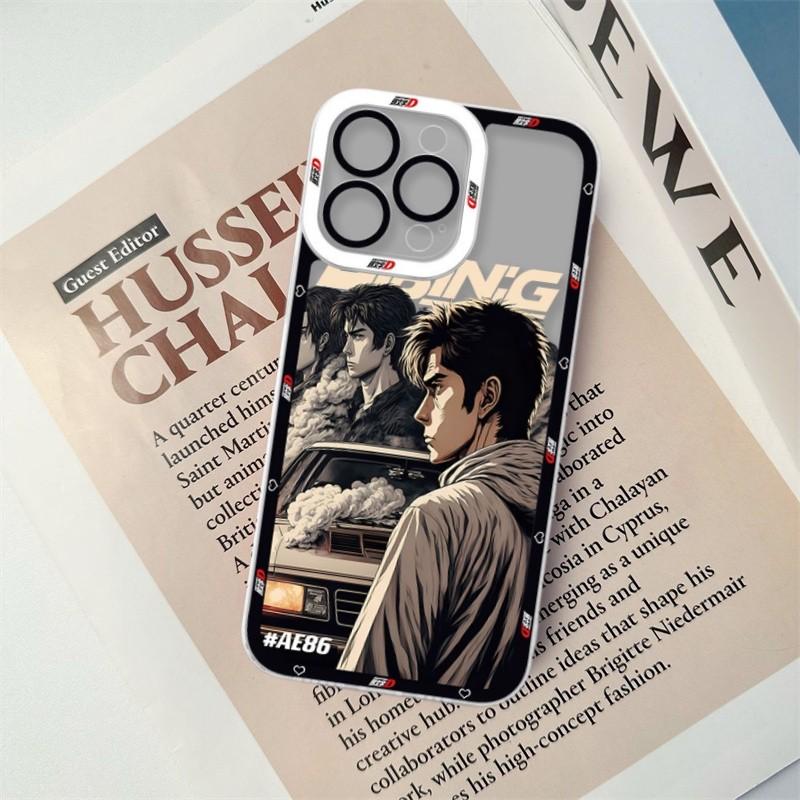 Anime Initial D Cellphone Case For Infinix Hot 40i 40 Zero 30 4G Smart 7 8 4 5 6 Plus Tecno Spark GO 2024 20 20C Pova 2 3 4 Pro Pop 8 5 LTE Soft Clear TPU Full Protection Shockproof Luxury Cartoon Fashion Anti-falling Cute Lens Protection Back Cover. 
