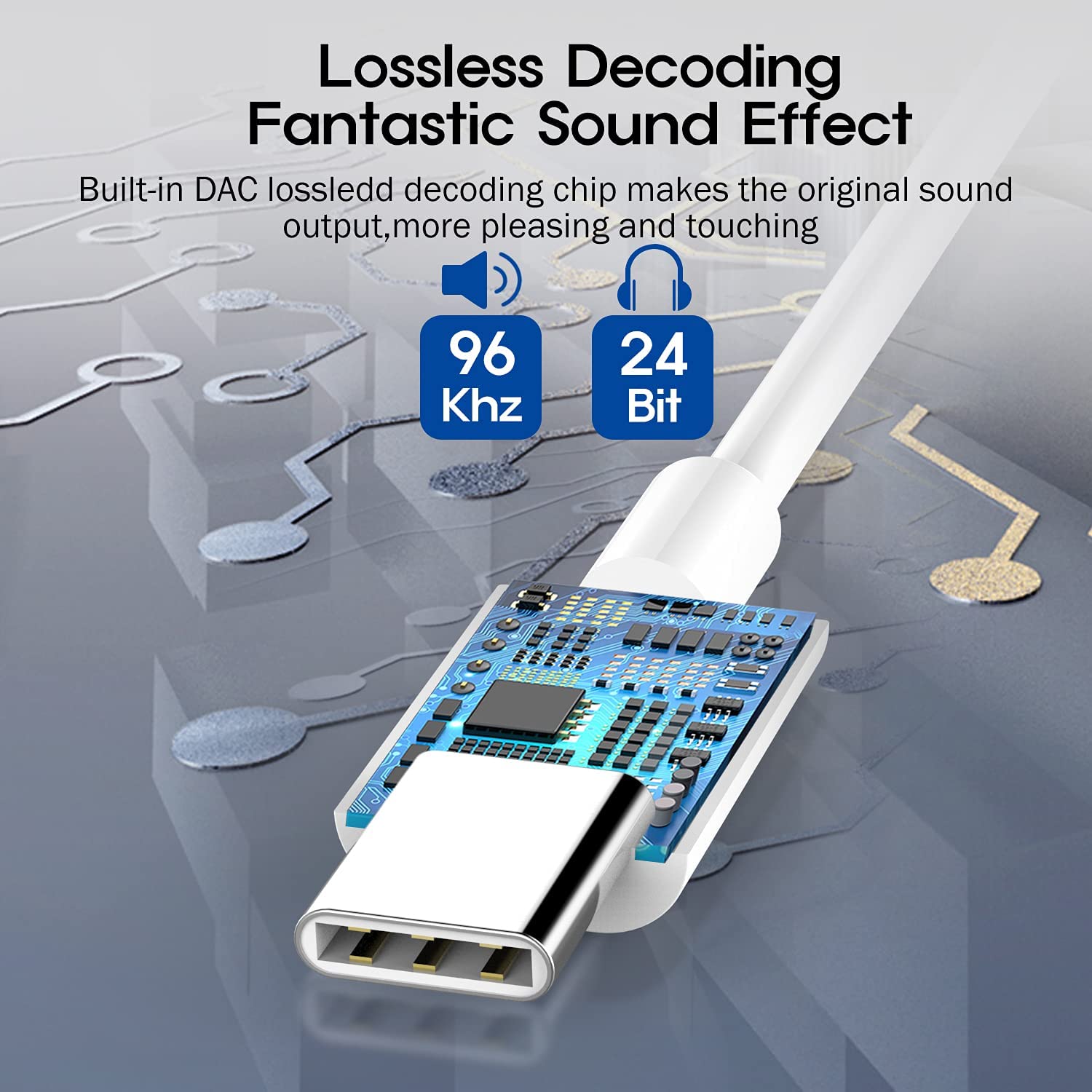 USB C to 3.5mm Headphone Jack Adapter Compatible with Google Pixel. 