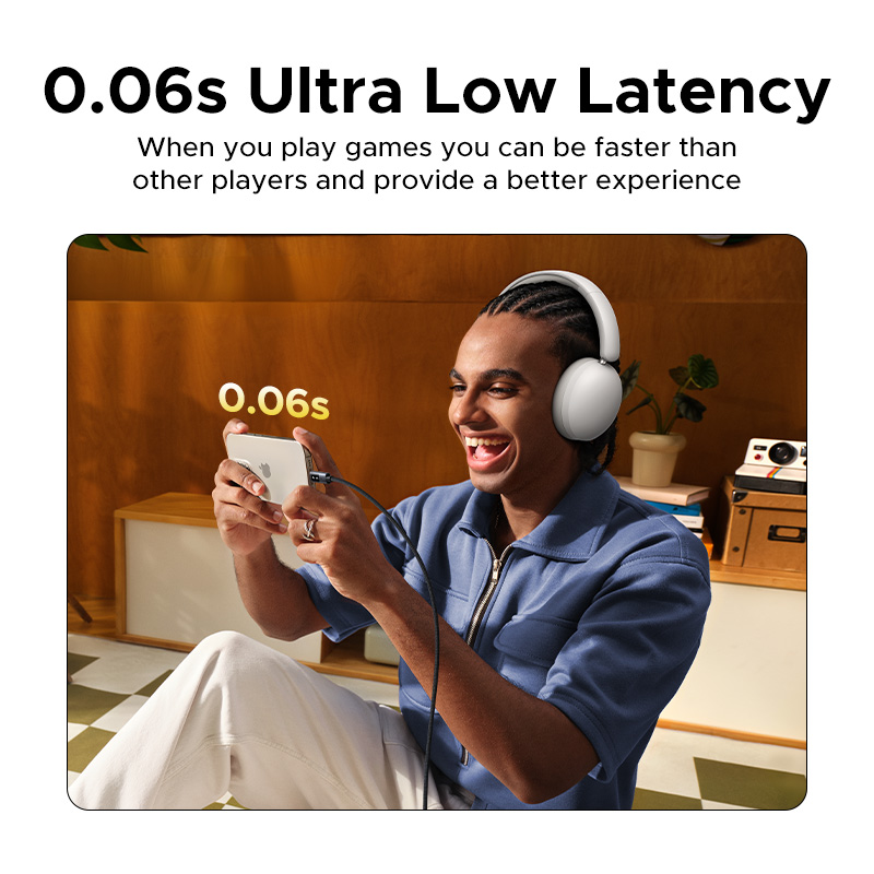 UGREEN Hi-Res Hitune Studio Max2 ANC Wireless Bluetooth 5.4 Earphones Over The Ear Noise Cancelling Headphone. 