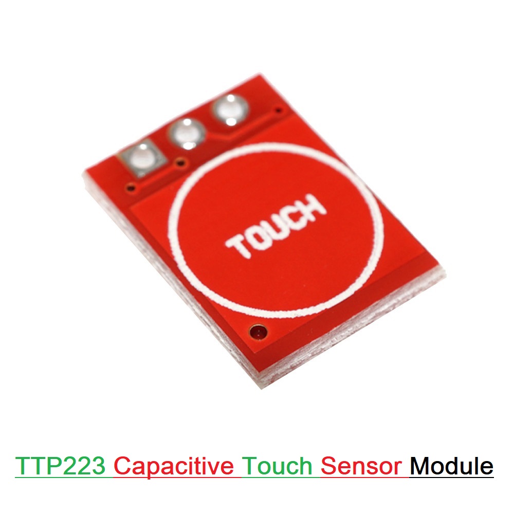 RED TTP223 TTP-223 Capacitive Touch Switch Capacitive Touch Sensor Module DC 2V 5.5V Low Power Consumption Touch Sensor Switches Module