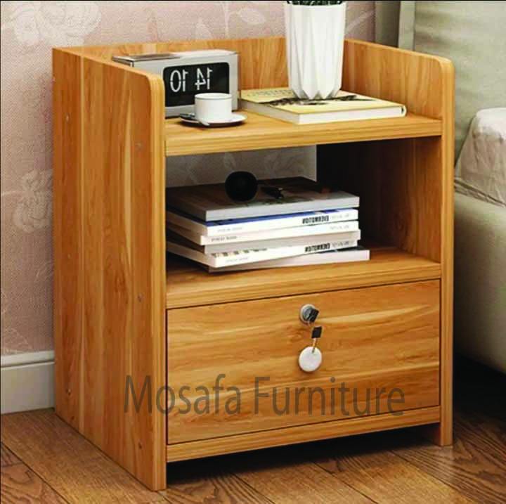 Bed Side Table Height: 20 inches, Length: 16 inches & Width: 16 inches Melamine Board