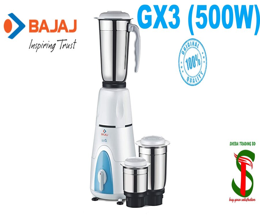 bajaj gx3 500 mixer grinder price