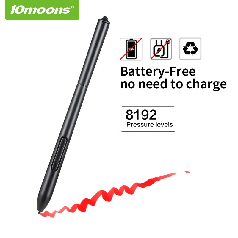 Lamgool VINSA 1060 PLUS 10*6 Inch Portable Digital Tablet Connect Mobile Phone Digital Pressure Drawing Tablet Interactive Graphic Tablet for Drawing. 