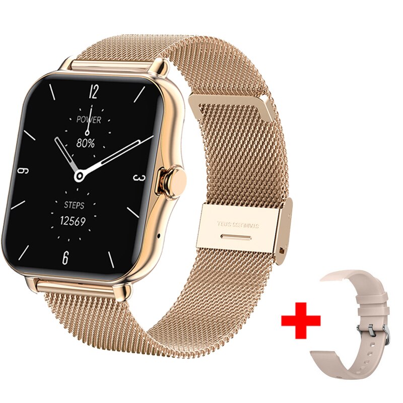 GEJIAN Smart Watch Men Women Bluetooth Call Smartwatch ECG Fitness Tracker Waterproof 1.69 inch touch screen For Android iOS. 
