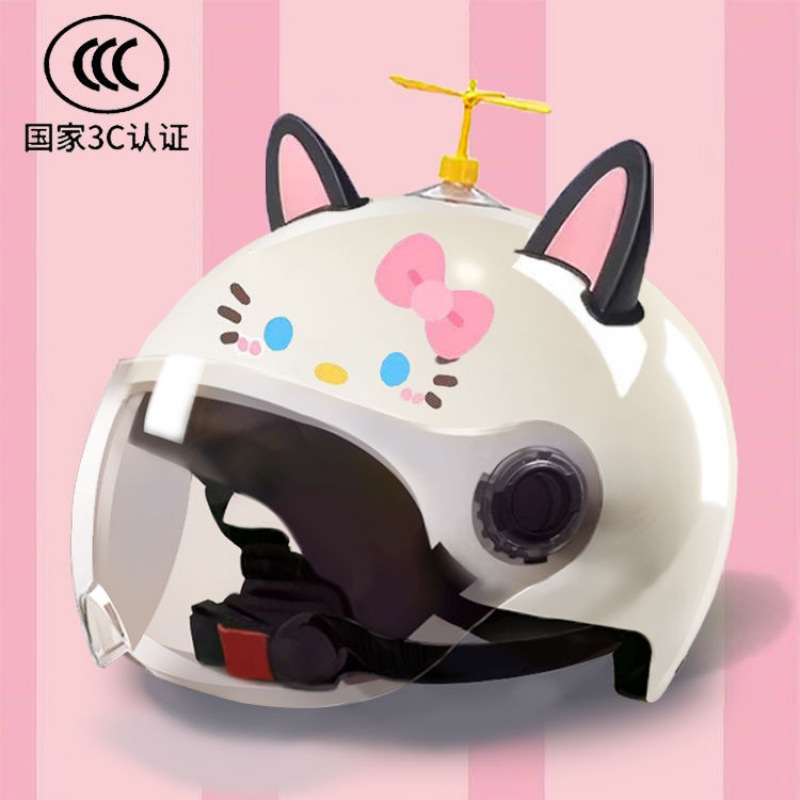 Hello Kitty Electric Vehicle Helmet Adult Women's 3CE Certified