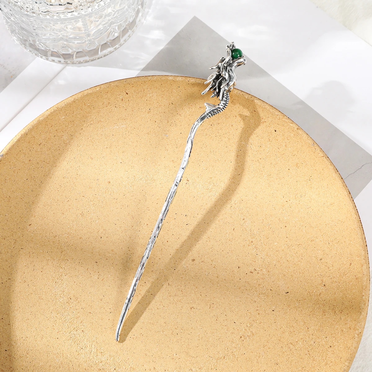 17.5cm Alloy Dragon Hairpin Hair Sticks Women Ladies Bun Hair Hairpin Girls Retro Zodiac Hairpin Hair Accessories Headwear