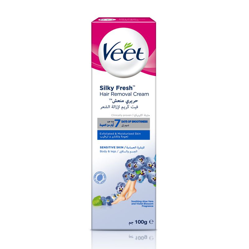 Veet Hair Remover Cream For Sensitive Skin 100g With Aloe vera | Veet