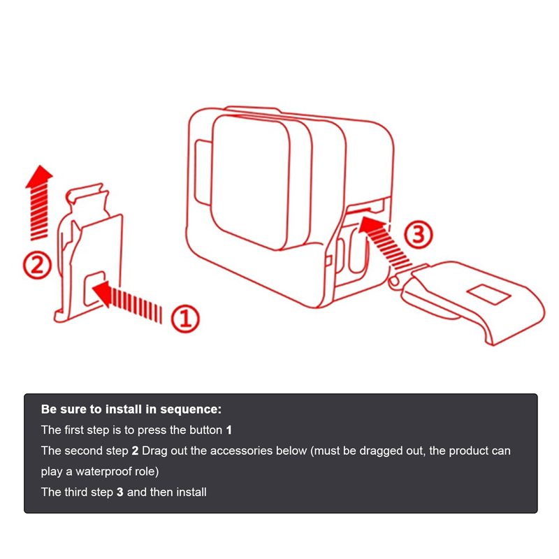 2X Replacement Side Door USB-C Mini HDMI Port Side Cover Repair Part for GoPro HERO5 HERO6 Hero 5 6 for Go Pro Accessory. 