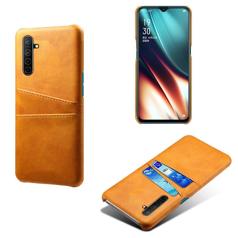 lthmy for Oppo K56.4 inches Luxury Card Slot Wallet PU Leather Case Shockproof Hard PC Cover