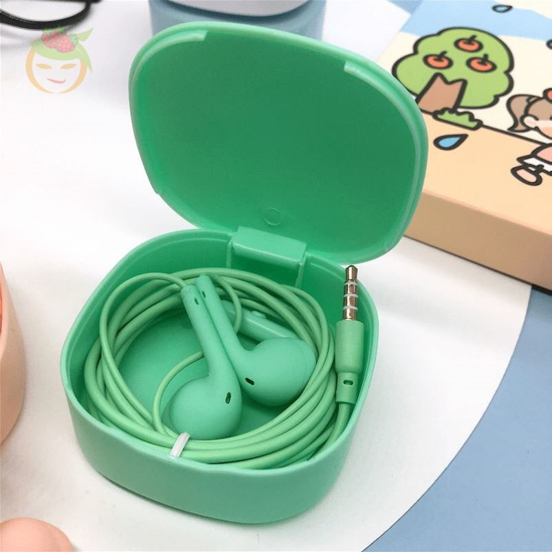 YOUMI Wired Earphone Protective Case Storage Bag Data Cable Charging Bluetooth Earplugs Travel Portable. 