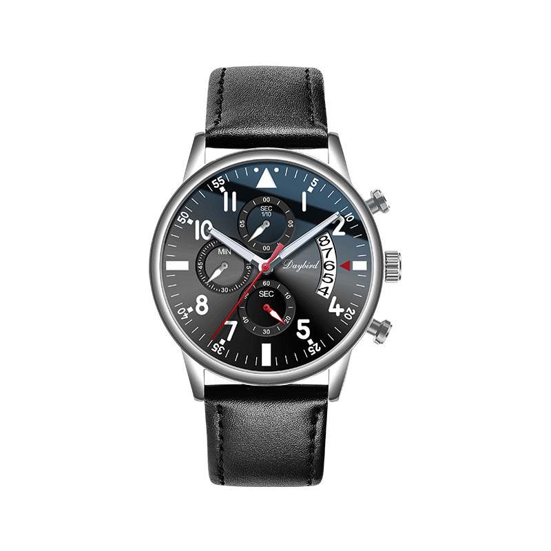 Proud Bird New Watches Men's Watch Pilot Multi functional Student Sports Quartz Watch Live Source Factory. 