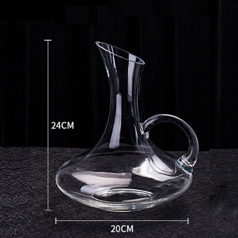 Red Glass Set Household Hotel Restaurant Goblet Decanter Glass TASS. 