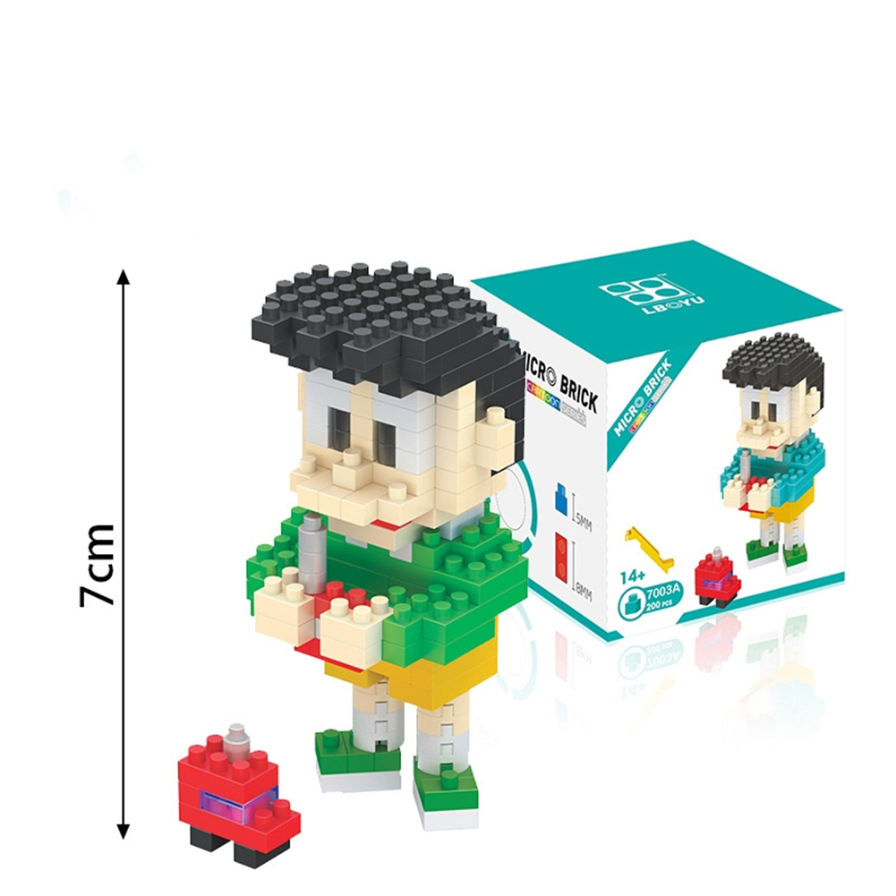 Doraemon Building Blocks Cartoon Anime Assembled Small Particle Building Bricks For Gifts Collection. 