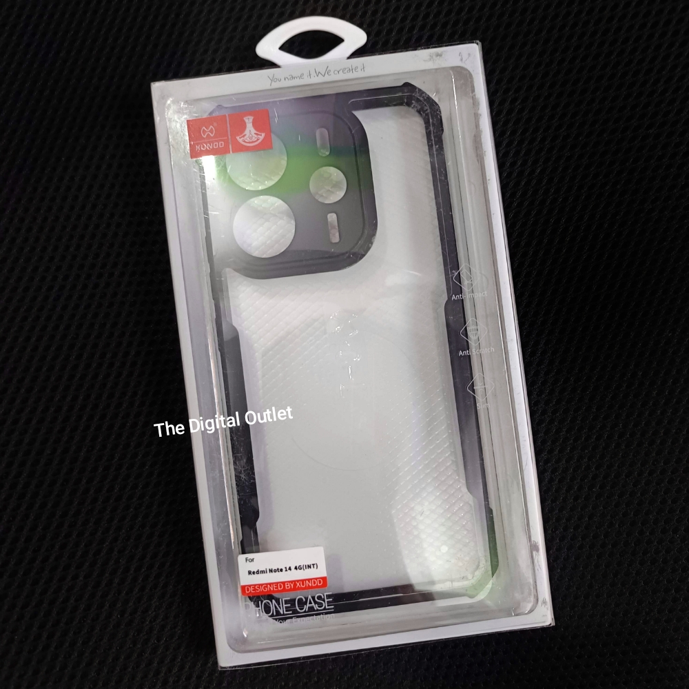 XUNDD Genuine Case For Redmi Note 14 4G (Int) - Protective Armor Back Cover (Original)
