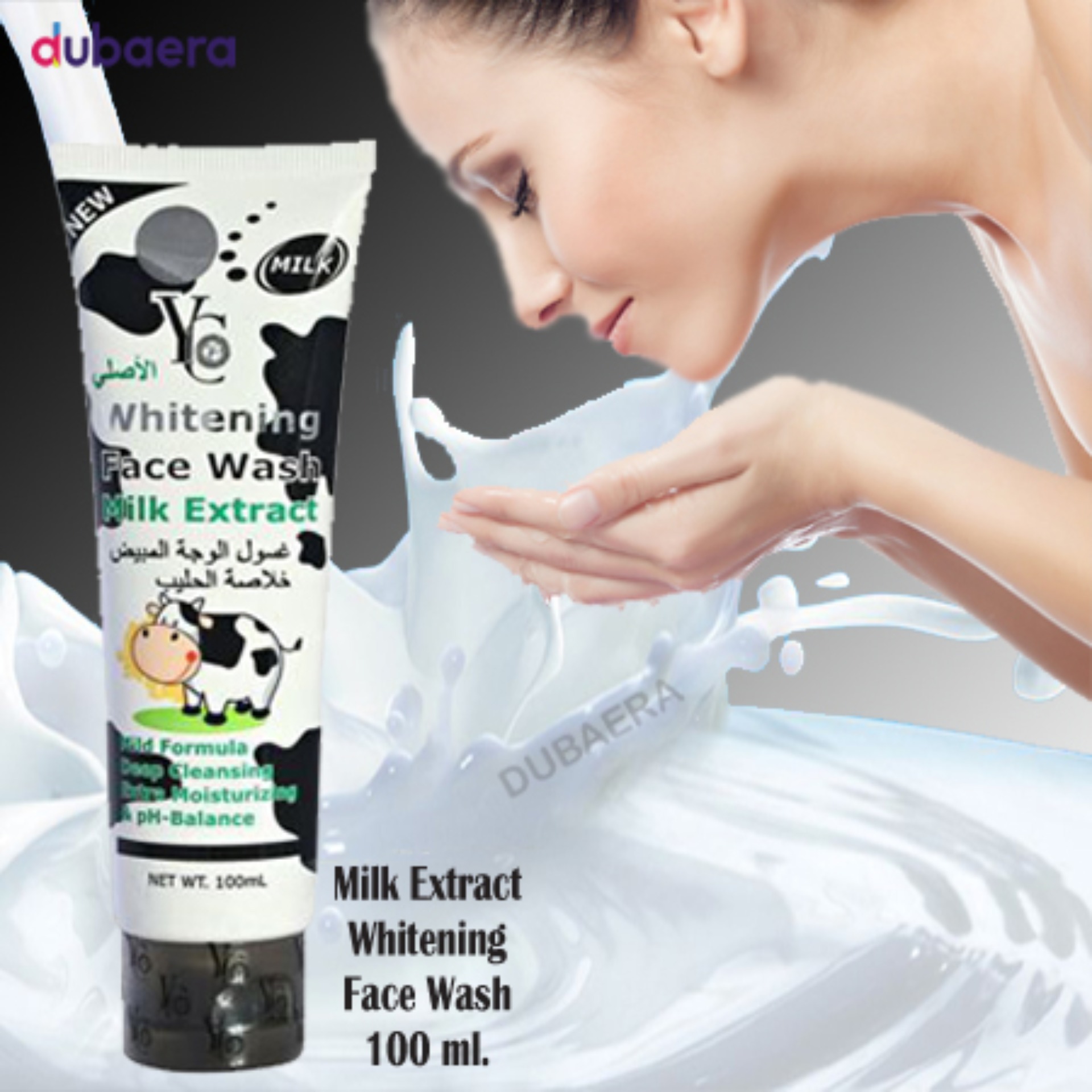 New YC Milk Extract Whitening Face Wash - 100ml. - Cut Price BD