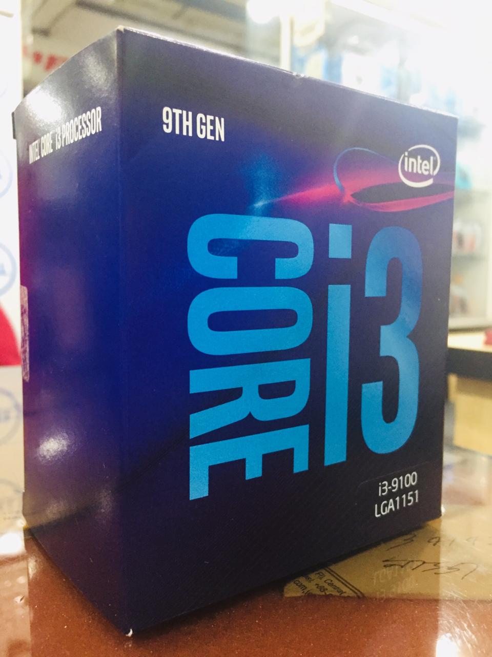 Intel 9th Gen Core i3 9100 Processor. 