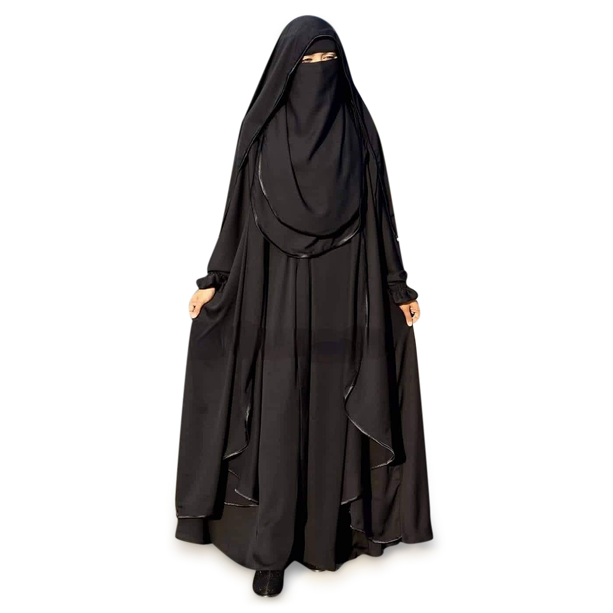 Black Colour Mohua Borka - New Collection with Fashionable Stylish Designs for Women