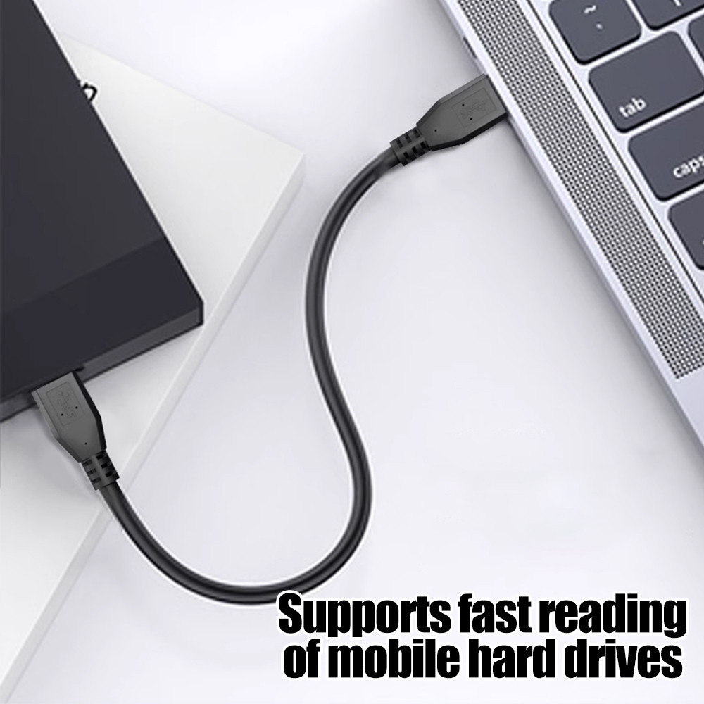 Double Headed USB 2.0 Public To Public Data Cable -High Speed Transmission Data Line -0.45/0.9/1.35/1.8/2.7M -USB Extension Connection Cable -Hard Disk Copy Data Cable. 