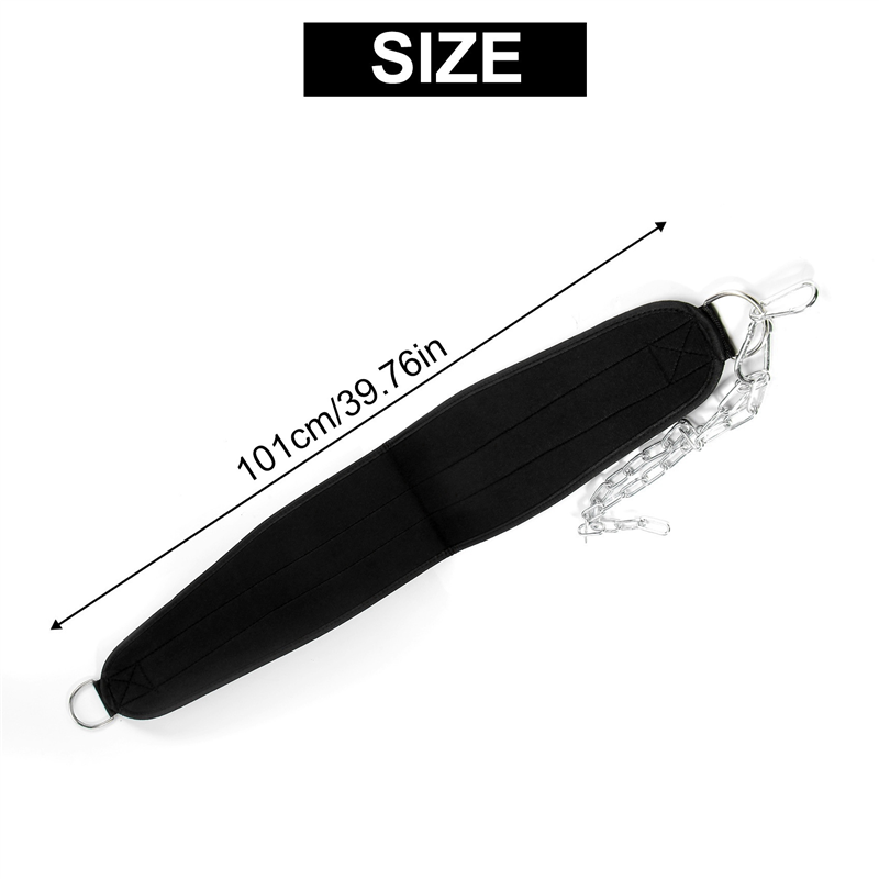 3X Fitness Equipments Dip Belt Weight Lifting Gym Body Waist Strength Training Power Building Dipping Chain Pull Up