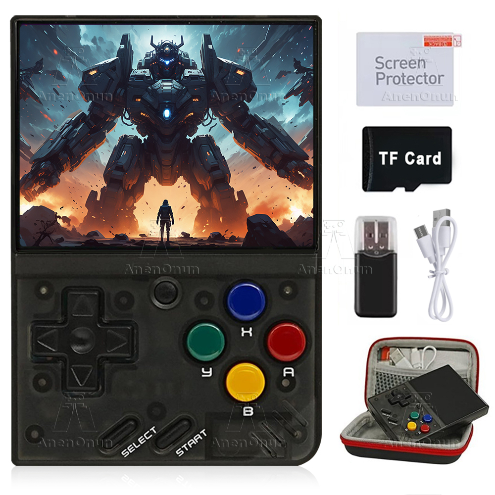 Miyoo Mini V4 2.8-inch Handheld Game Players 18000 Games 15 Emulator Portable Video Gaming Console Kids Retro Mini Game Machine. 
