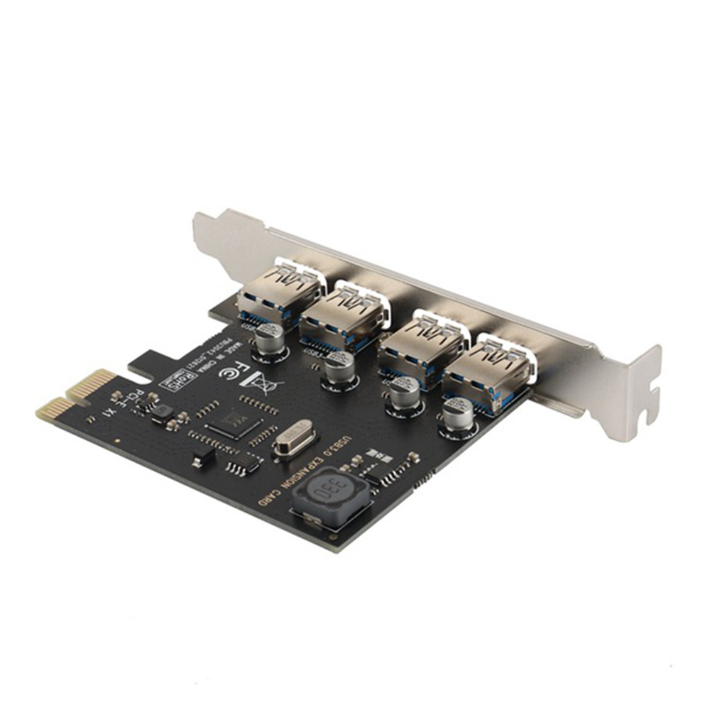 【FUPANG】SSU 4 USB 3.0 PCI-E Expansion Card PCI Express PCIe USB 3.0 HUB USB3.0 Controller USB3.0 PCIe. 