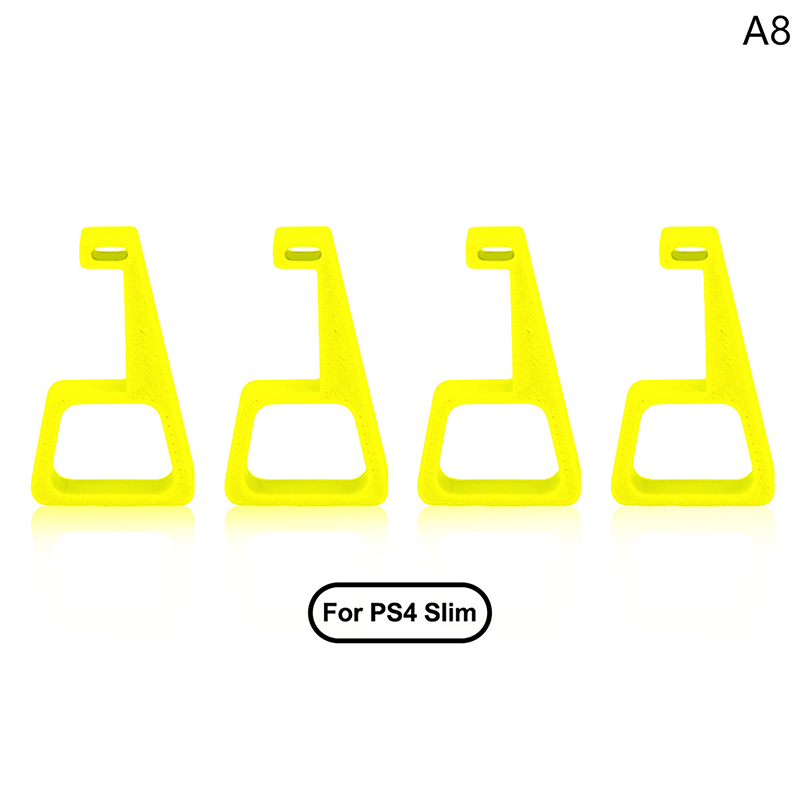 3D Printed Horizontal Stand For PS4 PS4 Slim PS4 Pro Game Console 4PCS Colorful Easy Use Cooling Foot Bracket Accessories Hudduo. 