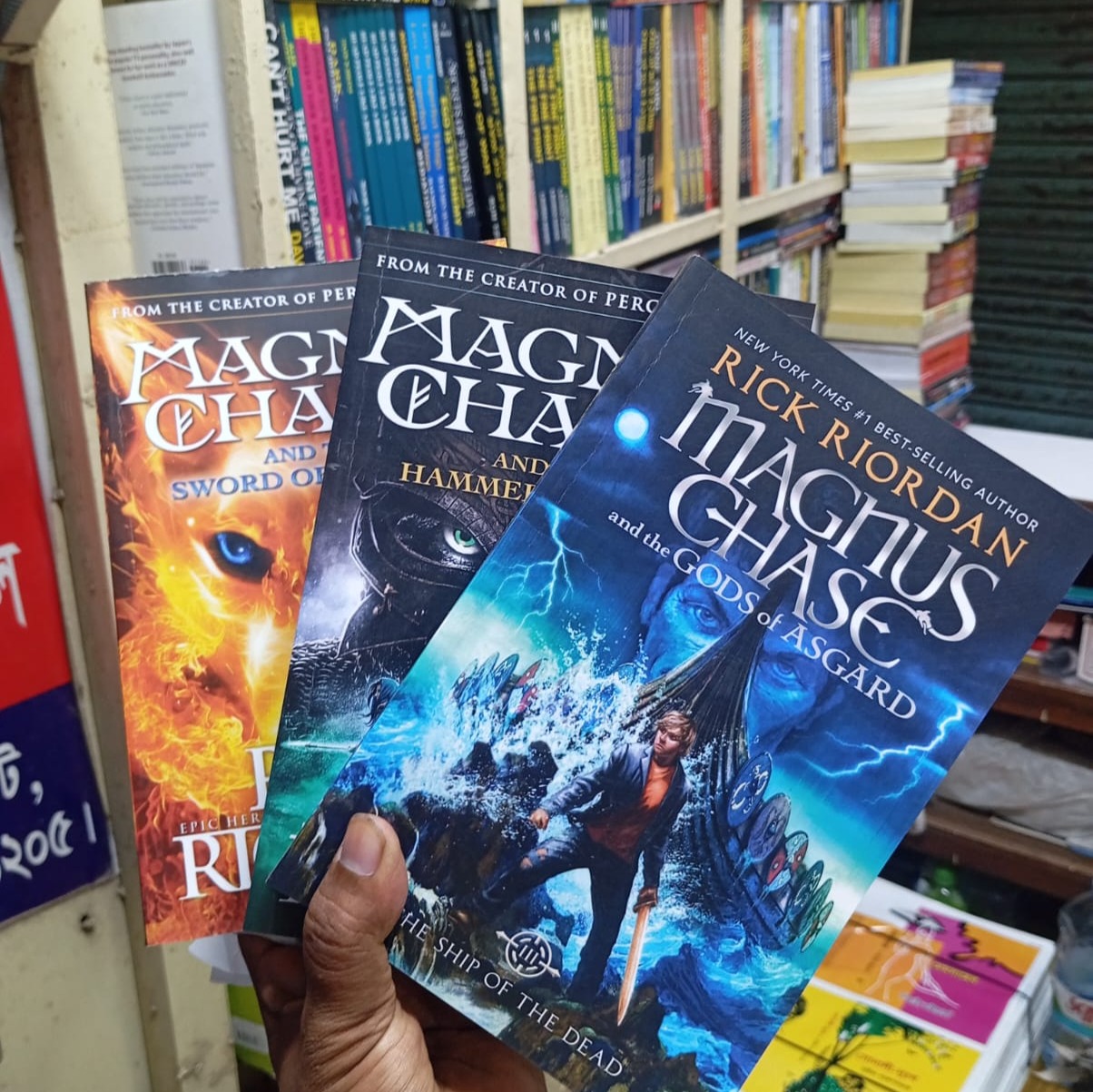 The Magnus Chase and the Gods of Asgard Series Books-1,2,3 (3 Book Set). 
