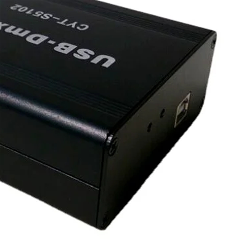1 PCS Black USB-DMX Controller Support MA OnPC Freestyler+3D DJ USB DMX Interface. 