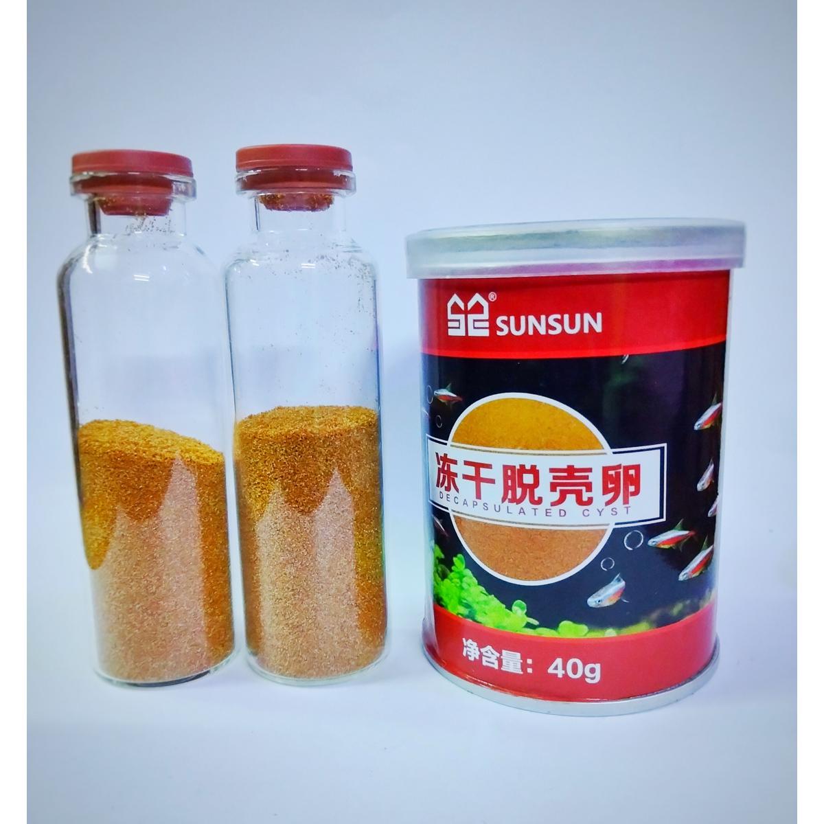 10g pack Decapsulated Brine Shrimp Eggs for Corals, Fry, Babies - Aquatic Foods Baby & Fry Foods no need hatching, can be feed directly
