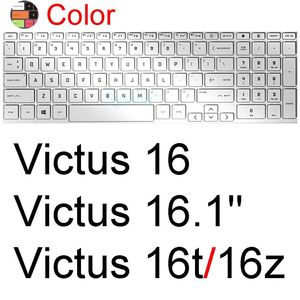 Keyboard Cover for HP Victus 16 15 16t 15t 16z 15z 16-d Silicone Protector Skin Case Gaming Laptop Accessories 15.6 16.1 2023. 