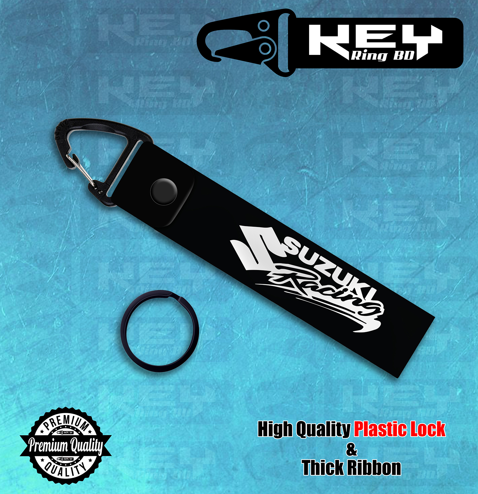 Key ring For Bike user ---- Suzuki Racing ---- Premium Quality ...