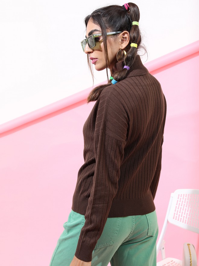 Pantoneclo Premium Women's High Neck Sweater / Cardigan / Pullover. 
