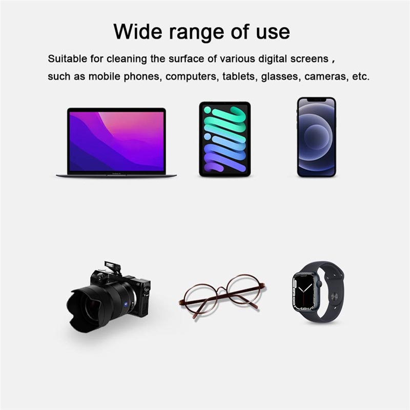 Dust Fingerprint c Screen Cleaner Gray tch ma indicator mobile phone Ap polishing cloth for display 10pcs universal mobile phone cleaning cloth ple wa. 